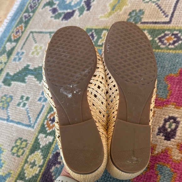 Woven Cream Loafers